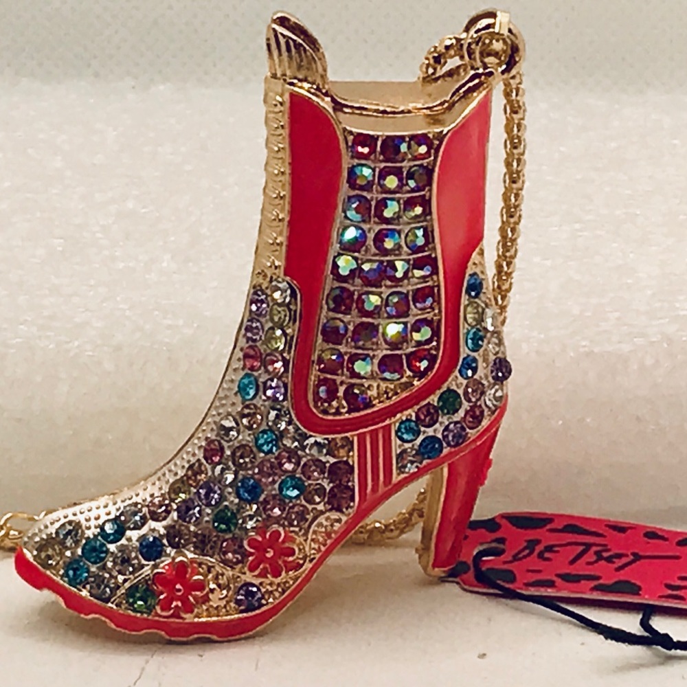 Cowboy/Cowgirl Boot Necklace (similar to B Johnson style)
